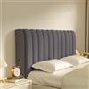 DRIMEE Cuscini per Testata Letto Matrimoniale Schienale Letto Imbottito Copri Testata Letto Matrimoniale Imbottita Vestiletto e Decorazioni Camera da Letto,D Gry,180CM