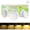 GY Lampadine LED GU10 Dimmerabile, 4.9W (Equivalenti a 75W) 780LM, 3000K Luce Calda, Risparmio Energetico LED Attacco GU10 Lampada, Lampadina Faretto LED Dimmerabili, 5 pezzi
