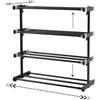 ABB4US Scarpiera Estensibile 4 Ripiani Metallo 20 Paia 55-94 cm