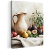 MuchoWow© Quadro Camera Da Letto Quadri Soggiorno Decorazione Parete Quadri | 30x40 cm - Moderni Su Tela Stampe Foto Con Cornice Quadretti Poster Casa Frutta - Erbe - Rustico