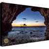 Wallazz Quadri Moderni Soggiorno Mare, Tramonto, Spiaggia, Thailandia - 100% Made in Italy - Stampa HD su Tela Canvas - Quadro Camera da Letto - Qualità Artigianale - 50x100cm
