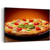 ARTTOR Stampe da Parete Moderne 100x70 cm Quadro su Tela Cucina - 2717 | Italia Pizza Tradizione Quadro Decorativo 1 pezzo Soggiorno Camera da Letto Arte da Parete Decorazione da Parete ARTTOR