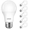 LVWIT Lampadine LED E27 Bianco Freddo 6500K, Lampadina LED 9.5W(Equivalente 75W), 1055LM, Lampadina per Soggiorno, Sala, Lampadario, Ventilatore, Consumo Basso, Non Dimmerabile, Pacco da 6 Unità