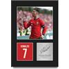 HWC Trading Cristiano Ronaldo Portugal Regali Stampati Autografo Firmato Foto Per Gli Appassionati Di Calcio E Sostenitori - A4 Ritratto