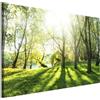 LUMASOUL Quadro Moderno Soggiorno su Tela 120x80 cm | Stampa decorativa da parete, wall art per soggiorno, camera da letto e ufficio