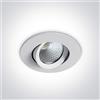 ONE Light - 11107B/W/W LED bianco 7W WW 60deg 230V regolabile