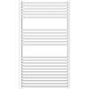 ERCOS Scaldasalviette Termoarredo Bagno Dimensioni 750x1200 MM Radiatore Colore Bianco , Attacchi da 1/2 Fornito Con Kit Montaggio
