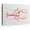 ARTTOR Moderno Quadro su Tela 70x50 cm Stampe da Parete Marino Pastello - 5656 | Aragosta Frutta I mari Quadro Decorativo 1 pezzo Soggiorno Camera da Letto Arte da Parete Decorazione da Parete ARTTOR