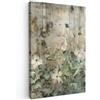 MuchoWow© Quadro Moderno Soggiorno Decorazioni Da Parete Quadri Su Tela Da | 80x120 cm - Salotto Grandi Foto Con Cornice Stampe Su Tela Camera Da Letto Fiori - Fogliame - Astratto - Moderno