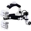 KASHSURG Faro dentale a LED da 10 W con regolatore di intensità per medico, neuro, Ent Good Light Spot con alta illuminazione LED blu e bianco