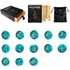 Generic Runes Set-Pietre di vichinghi intagliata a mano per divinazione, kit simbolo anziano | Run di di stregoneria norrena, che raccontava per rituali Wiccan, letture m