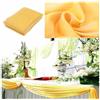 SHTGOI Tessuto in organza come tessuto decorativo, tulle, venduto al metro, runner da tavolo, nappe per sedie, arco nuziale, tessuto per drappeggi, tessuto per foto, tenda da sfondo per matrimoni