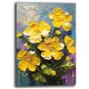 Printerland Quadro Moderno Soggiorno FIORI Primula Primule Astratto Quadri moderni da Parete XXL grande Stampa su tela Canvas Decorazione Murale muro Arredo Camera da letto Cucina (11, 30x40 cm)