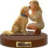 GMDLSK Figurine Cartoon Personalizzata con Foto - Decorazione da Scrivania in Acrilico - Regalo Originale per Coppie, Famiglie e Amanti degli Animali