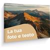 Cimpress Tela Personalizzata con Foto, 30 × 20 cm, Orizzontale | Personalizzabile con immagine o testo, decorazione da parete per casa o ufficio, artwork moderno, regalo personalizzato