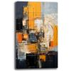 Printerland Quadri Moderni Soggiorno Verticale Astratto Industrial Quadro moderno Shabby chic da Parete XXL grande Stampa su tela Canvas Decorazione Murale muro Arredo Camera da letto Cucina (5, 50x100 cm)