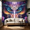 Generic Arazzo da parete con stampa animale di occhiali da sole, decorazione moderna e vibrante per spazi di soggiorno, camere da letto e uffici