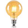 Generisch 1 pezzi E27 Lampadina Vintage Edison a LED 6W E27 G80 2800K 600LM Edison Lampadina Retro Stile Decorativo luce filamento lampadina per casa, bar