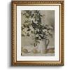 Huarcey Quadro in tela con cornice dorata, stile vintage, decorazione da parete classica per soggiorno, camera da letto, bagno, cucina, casa colonica