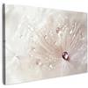 MuchoWow© Quadro Moderno Soggiorno Decorazioni Da Parete Quadri Su Tela Da | 120x80 cm - Salotto Grandi Foto Con Cornice Stampe Su Tela Camera Da Letto Fiore - Astratto - Bianco - Acqua - Natura