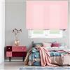Blindecor Ara | Tenda a rullo traslucida tinta unita - Rosa, 80 x 175 cm (Larghezza x Altezza) | Dimensioni del tessuto 77 x 170 cm | Tenda per interne
