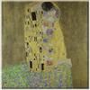 LABORATORIO 102 Quadro su Tela Gustav Klimt Il Bacio (50x50 cm) - Stampa Artistica da Parete con Telaio Classic 2 cm Legno Abete - Quadro Moderno Pronto da Appendere