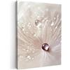 MuchoWow© Quadro Moderno Soggiorno Decorazioni Da Parete Quadri Su Tela Da | 50x70 cm - Salotto Grandi Foto Con Cornice Stampe Su Tela Camera Da Letto Fiore - Astratto - Bianco - Acqua - Natura