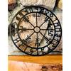 TUHNHGD Bussola Vichinga In Metallo, Decorazione Da Parete In, Sculture Da Parete Bussola Ornamento In Metallo, Suitable For Living Room, Bedroom, Bathroom And Home Wall Decoration
