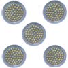 WELSUN 24 V MR16 GU5.3 Lampadine LED, 5 W (equivalente a 50 W) del proiettore della Bulbo, 24-60 Volt, GU5.3 Bi-Pin Base, di 120 Gradi 400-450 Lumen non dimmerabile Lampadine 5 Pack [Energia