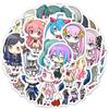 JUSONGKWCP Adesivi Colorful Sekais Rui Project, 105Pcs Sekais Rui Figura Adesivi Impermeabili in Vinile Per Feste, Scrapbook, Quaderni, Skateboard Per Adolescenti E Studenti