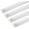 Bellanny Tubo Plafoniera LED 90cm, 30W Lineare LED Luminaire 3600LM Lampada da soffitto 4500K Bianco Neutro Moderna Neon LED Sottopensile per Ufficio Garage Officina Giardino Barra Magazzino, 4pack