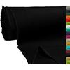 A-Express 100% Cotone Tessuto di tela Materiale Stoffa da Sartoria Tenda Borse 145cm 57 Larghezza 250GSM Venduto al Metro - 2 Metri 200cm x 145cm Nero