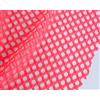 Generic Tessuto a rete con fori romboidali dal diametro di 1 cm, in spandex, 165 cm, venduto al metro (rosa fluorescente)