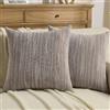 CYCMACO Fodera Per Cuscino Decorativa 40x40, 2 Pezzi Copricuscini Per Soggiorno Camera Da Letto, Morbido Copricuscini Cuscino Moderne, Copricuscino Con Cerniera Invisibile, Teñido Café
