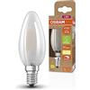 OSRAM Lampada LED SUPERSTAR+ CLASSIC B GLFR 40, E14, candela, 2.9W, 470lm, 2700K, luce bianca calda, dimmerabile, filamento LED, basso consumo energetico, classe di efficienza energetica B