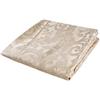 SaRani Tessuto Raso Damascato Ghirigori Floreale Rasatello Lucido per Tappezzeria e Tendaggi Altezza 280cm (Beige, 2,60 metri pretagliati)