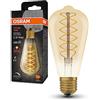 OSRAM Lampade a LED Dimmabile, Edizione vintage, 37 Watt Sostituzione, E27, G95-Shape, 2200 Kelvin, Luce di comfort Calda, vetro trasparente, Single Pack
