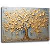 Printerland Quadro Albero della Vita su Tela Canvas, Stampa HD con Telaio in Legno, Quadro Moderno per Soggiorno, Salotto e Camera da Letto, Made in Italy (4, 70x100 cm)
