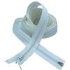TOMASELLI MERCERIA Cerniera Materasso Chiusura Sganciabile Zip Nylon Cursore Metallo Catena 5 Lunga 7,5 Metri Bianco
