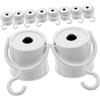 Holibanna 10 Pezzi portalampada e27 blackout pile inter Batterie integrate Lampadine non incluse lampadina LED equivalente in watt prese per lampadine di emergenza portalampada a LED