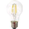 BELLALUX Lampada a LED, base E27, bianco freddo (4000K), filamento chiaro, forma di lampadina, sostituzione della lampadina convenzionale 40W, confezione da 1