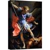 canvashop Quadro Guido Reni San Michele 50x35 cm Tela Canvas | Stampe da Parete, Verticali, Quadri Moderni Soggiorno, Arte Sacra