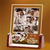 toyofmine Targa Personalizzata con Foto, Targa Glass Regalo Donna Compleanno | con Foto Personalizzata Idea Regalo Fidanzata Compleanno - Regali Anniversario per Lui (4 taglie: 15-25 cm)