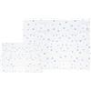 various Set Lenzuola Lettino 60x120 cm, 3 Pezzi, Stelle Blu/Bianco | 100% cotone morbido e traspirante per il lettino e il riposo quotidiano.