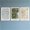 PWAAHDC Set di 3 Stampe Artistiche Vintage di William Morris - Poster Decorativi per Soggiorno e Camera da Letto - Senza Cornice, 40x60 cm