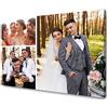 GP TONER Tela personalizzata Collage fotografico Tela personalizzata con la tua foto orizzontale Tela stampata su telaio Tele decorative formato 40x30 cm