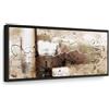murando - Quadro Moderno per Soggiorno Grandi, Astratto, 90x30 cm | Chiodi Inclusi, 1 Pezzo, Stampa su Tela, Murale Arte, Resistenti Allo Sbiadimento, Produzione Europea