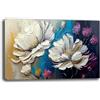 Printerland Quadri Moderni Soggiorno FIORI PEONIE Quadro moderno FIORE da Parete grande XXL Stampa su tela Canvas Decorazione Murale muro Arredo Camera da letto Cucina (8, 40x70 cm, Canvas intelaiato)