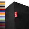 r-up Passt lenzuolo con angoli 120x200-130x200 fino a 35 cm di altezza tanti colori 100% cotone 130g/m² (nero)