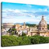 GP TONER Quadro su tela Architettura Roma Italia 100X80